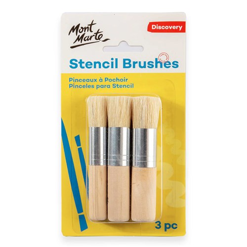 Stencil Brushes Discovery 3pc